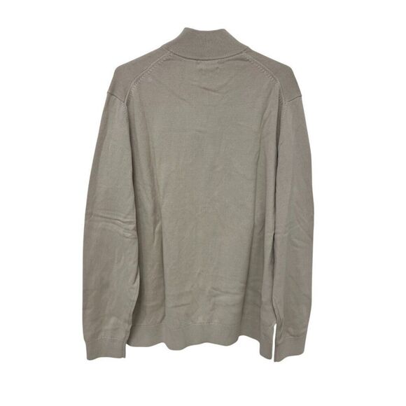 Massimo Dutti Mens Cardigan Sweater XL Beige Cotton Full Zip 0978/350 NWT - Picture 3 of 13